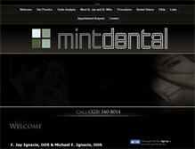 Tablet Screenshot of mintdentaleaglerock.com